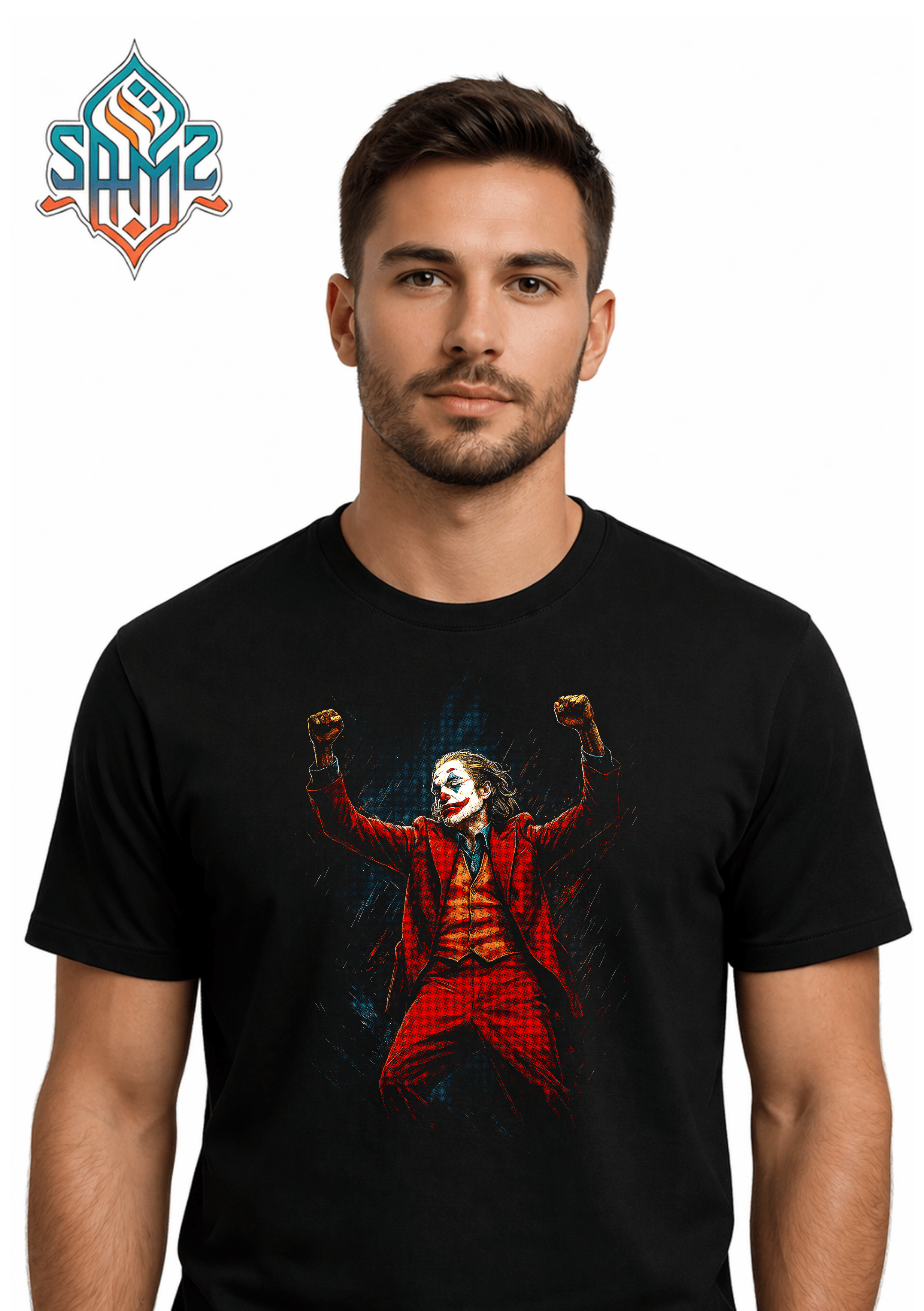 The Joker – Premium DTF Transfer Print for T-Shirts | Custom Heat Transfer Design Unisex | High Quality Shirt Printing | SAMZ 24