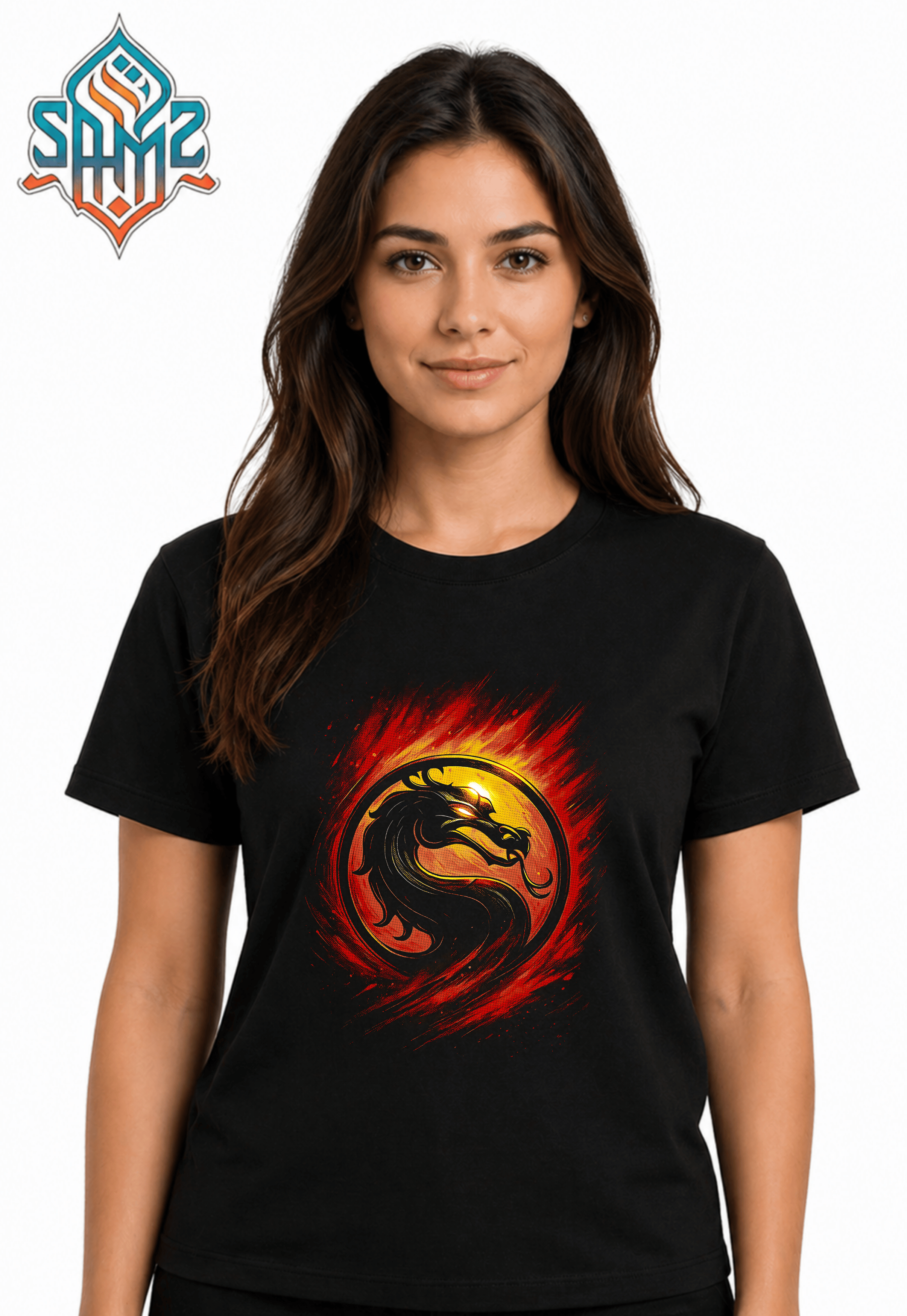 Mortal Kombat Dragon – Premium DTF Transfer Print for T-Shirts | Custom Heat Transfer Design Unisex | High Quality Shirt Printing | SAMZ 24