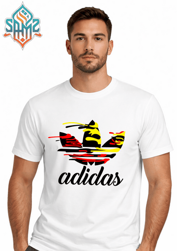 Abstract Red Yellow Flow – Premium DTF Transfer Print for T-Shirts | Custom Heat Transfer Design Unisex | High Quality Shirt Printing | SAMZ 24