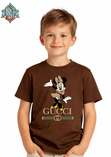 Mickey Mouse Gucci – Premium DTF Transfer Print for T-Shirts | Custom Heat Transfer Design for Men Women Kids | High Quality Graphic Shirt Printing | SAMZ 24