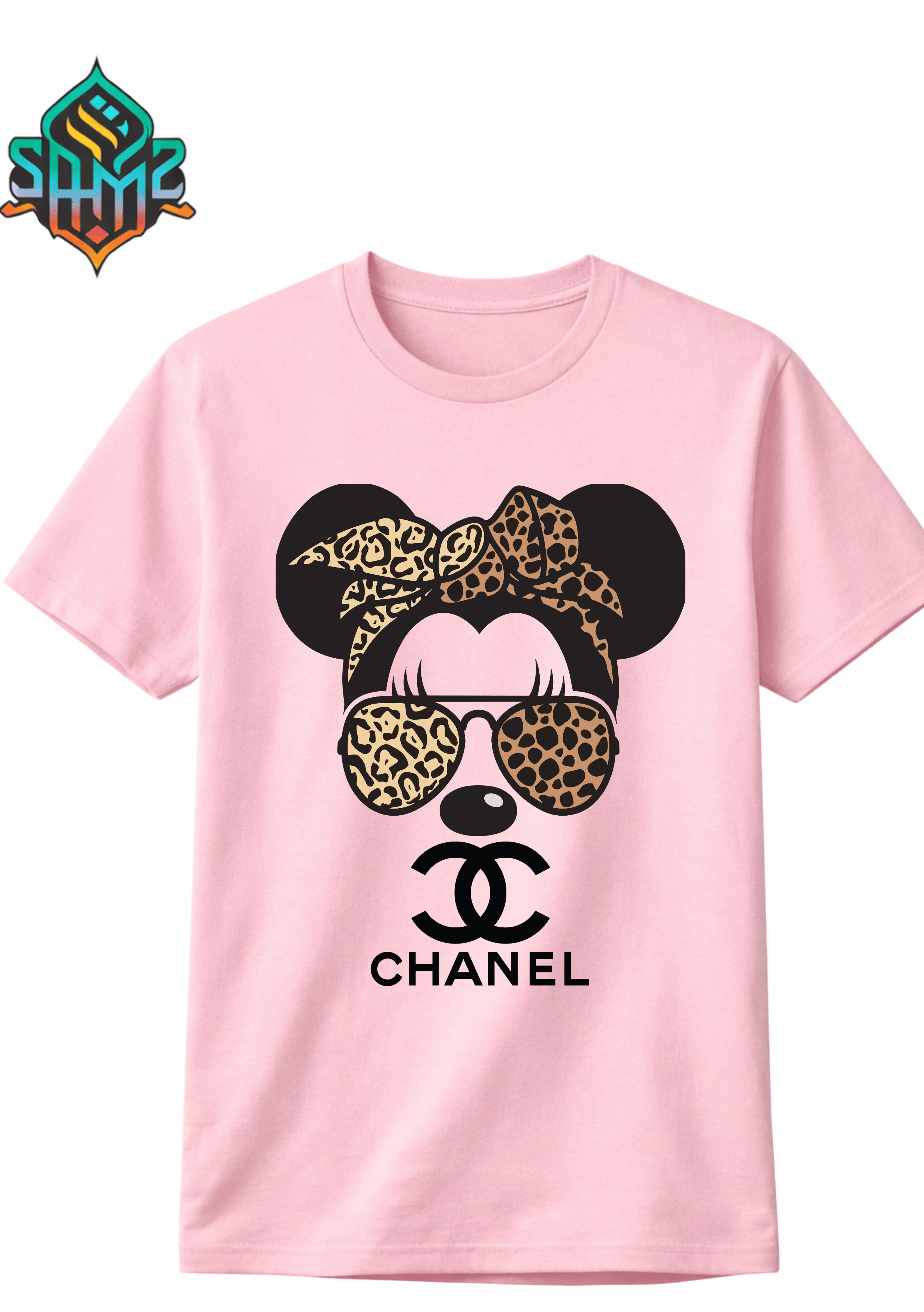 Chanel Leopard Design – Premium DTF Transfer Print for T-Shirts | Custom Heat Transfer Design for Men Women Kids | High Quality Graphic Shirt Printing | SAMZ 24
