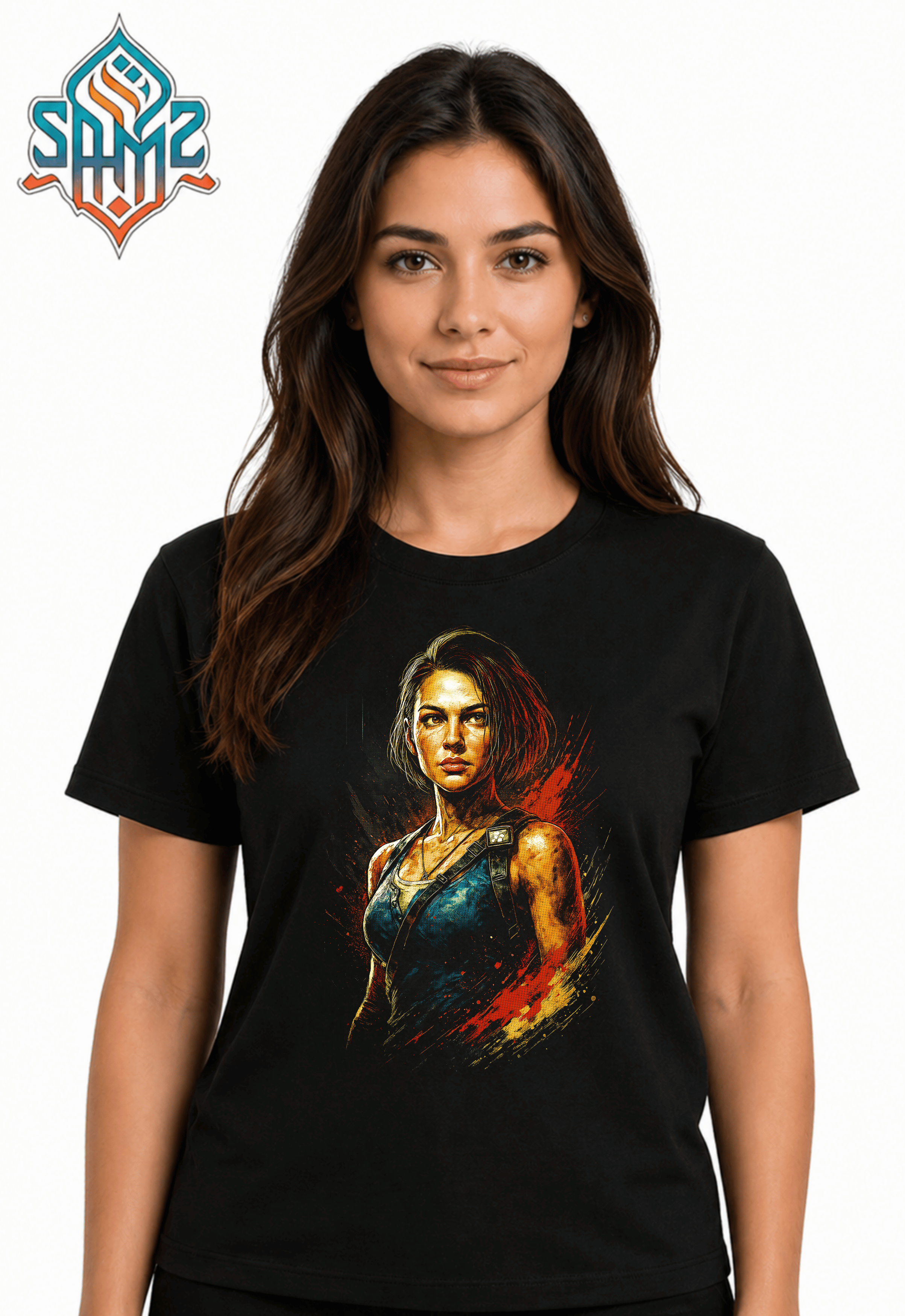 Jill Valentine Resident Evil 3 – Premium DTF Transfer Print for T-Shirts | Custom Heat Transfer Design Unisex | High Quality Shirt Printing | SAMZ 24