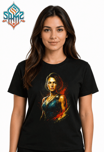Jill Valentine Resident Evil 3 – Premium DTF Transfer Print for T-Shirts | Custom Heat Transfer Design Unisex | High Quality Shirt Printing | SAMZ 24
