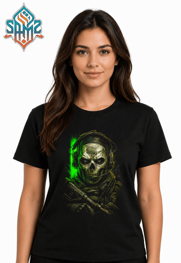Call Of Duty Ghost – Premium DTF Transfer Print for T-Shirts | Custom Heat Transfer Design Unisex | High Quality Shirt Printing | SAMZ 24