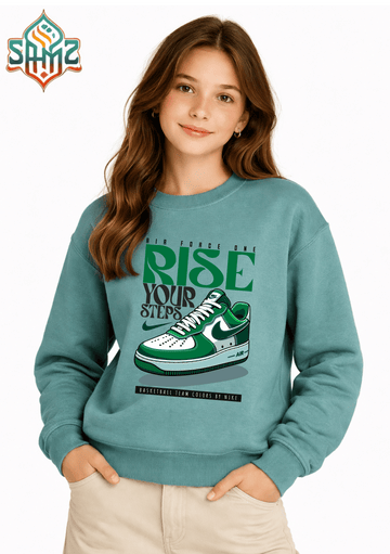 Nike Green Rise – Premium DTF Transfer Print for T-Shirts | Custom Heat Transfer Unisex | High Quality Shirt Printing | SAMZ 24
