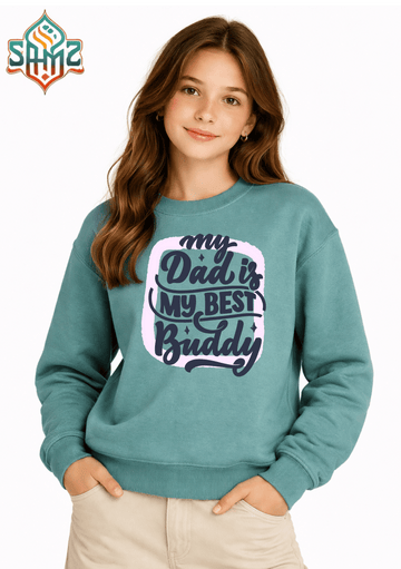 My Dad Is My Best Buddy – Premium DTF Transfer Print for T-Shirts | Custom Heat Transfer Unisex | High Quality Shirt Printing | SAMZ 24