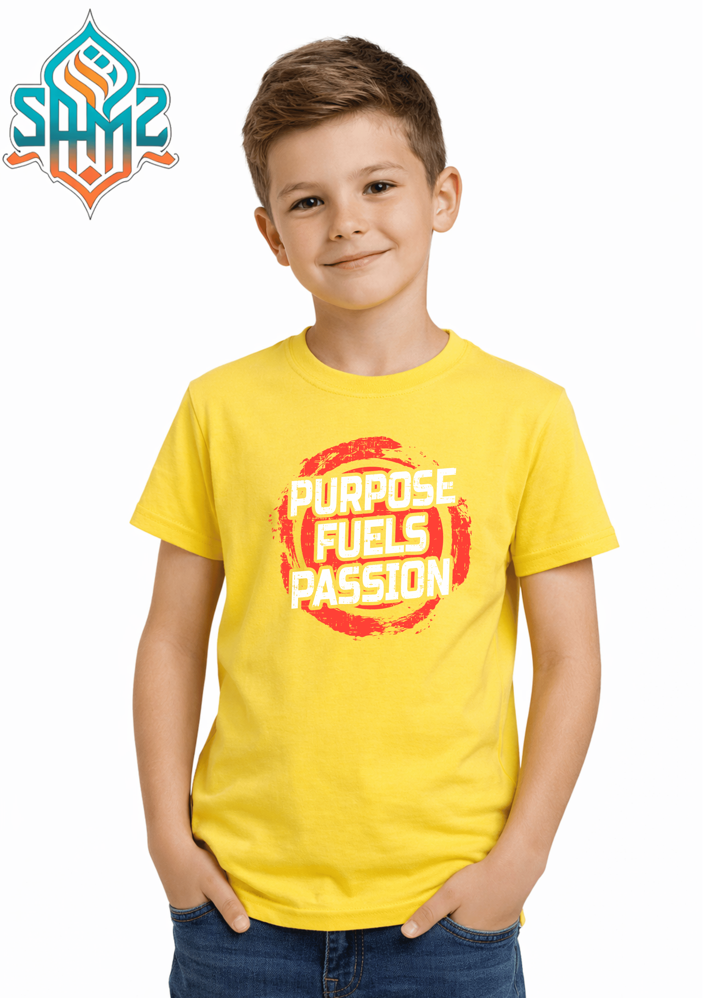 Purpose Fuels Passion – Premium DTF Transfer Print for T-Shirts | Custom Heat Transfer Design Unisex | High Quality Shirt Printing | SAMZ 24