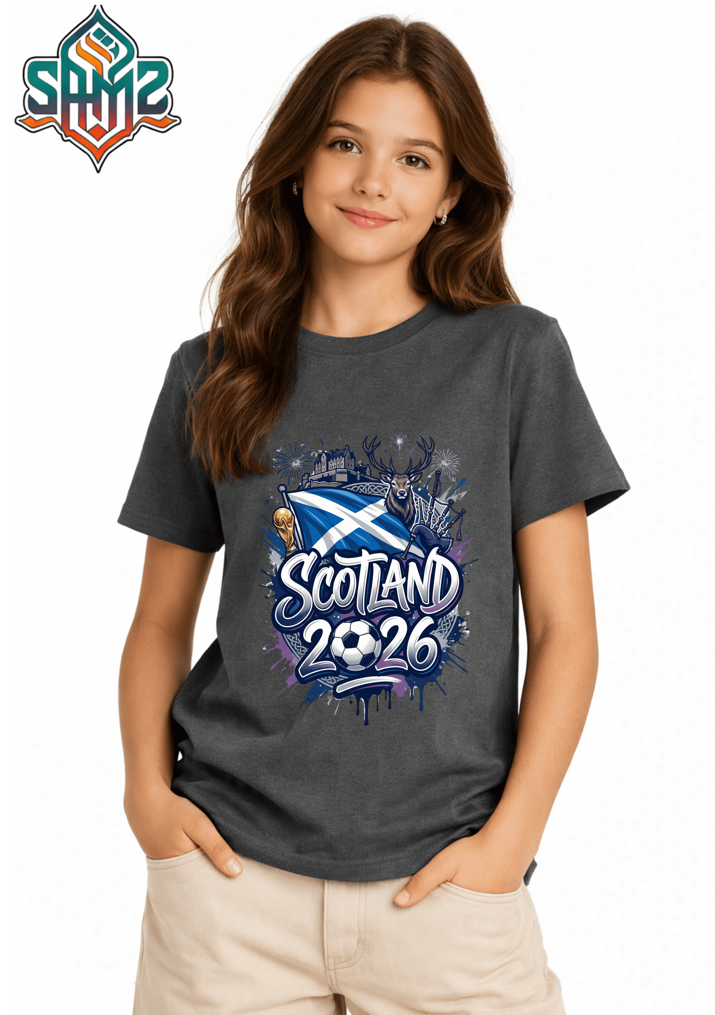 Scotland 2026  – Premium DTF Transfer for FIFA World Cup 2026 Fan Shirts Germany | SAMZ 24