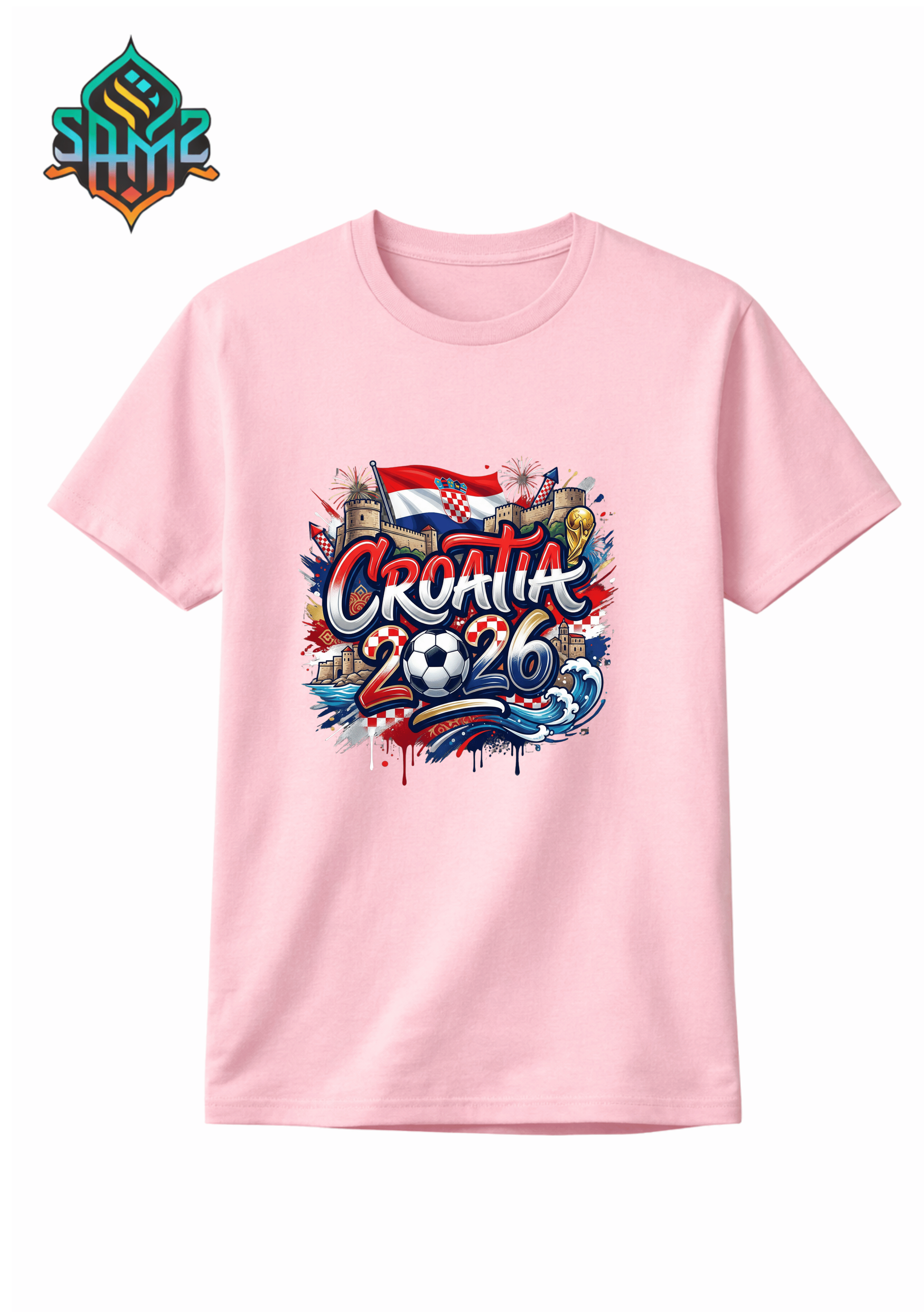 Croatia 2026 – Premium DTF Transfer for FIFA World Cup 2026 Fan Shirts Germany | SAMZ 24