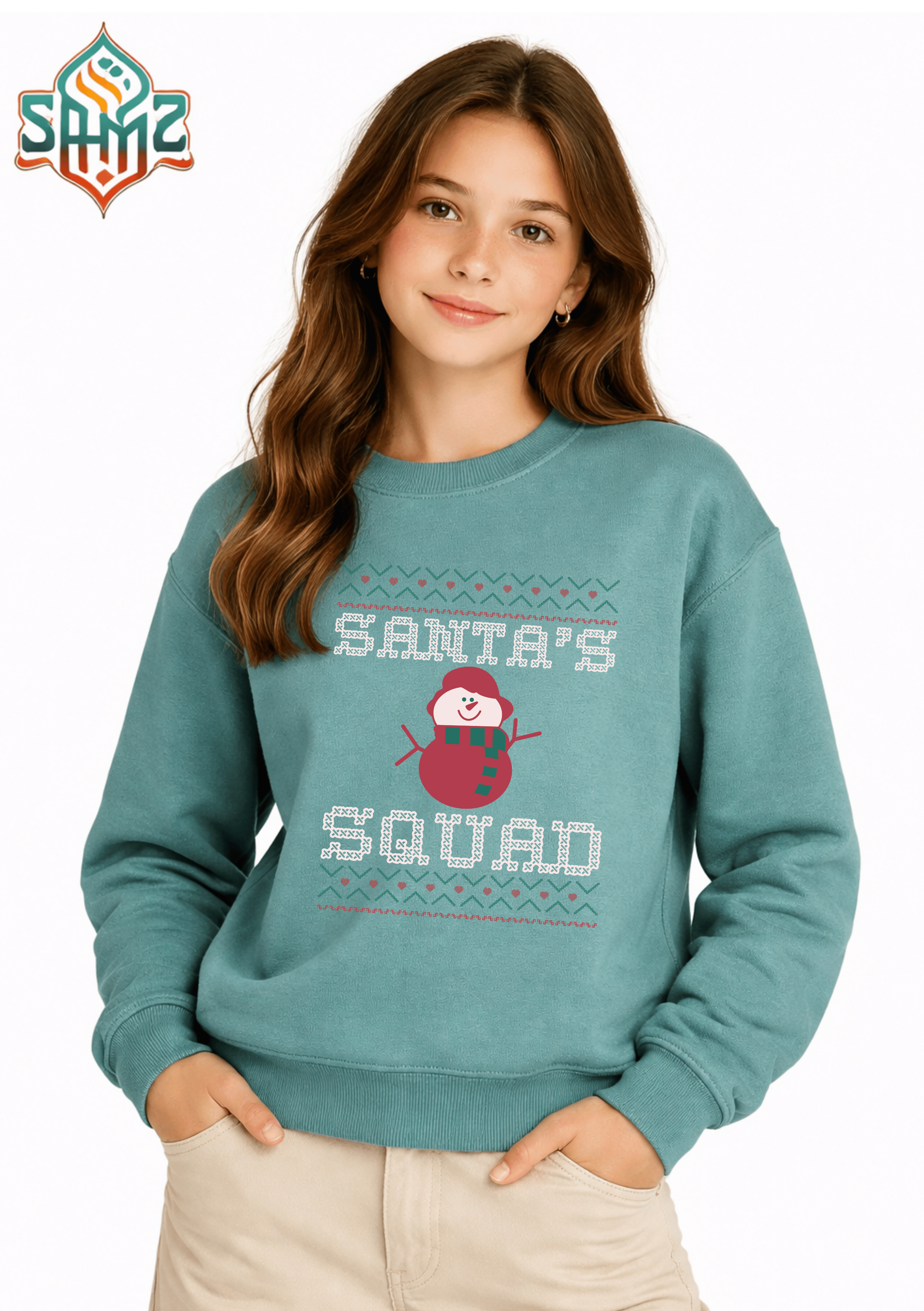 Santa Squad – Premium DTF Transfer Print for T-Shirts | Custom Heat Transfer Unisex | High Quality Shirt Printing | SAMZ 24