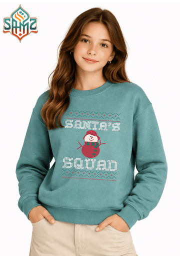 Santa Squad – Premium DTF Transfer Print for T-Shirts | Custom Heat Transfer Unisex | High Quality Shirt Printing | SAMZ 24
