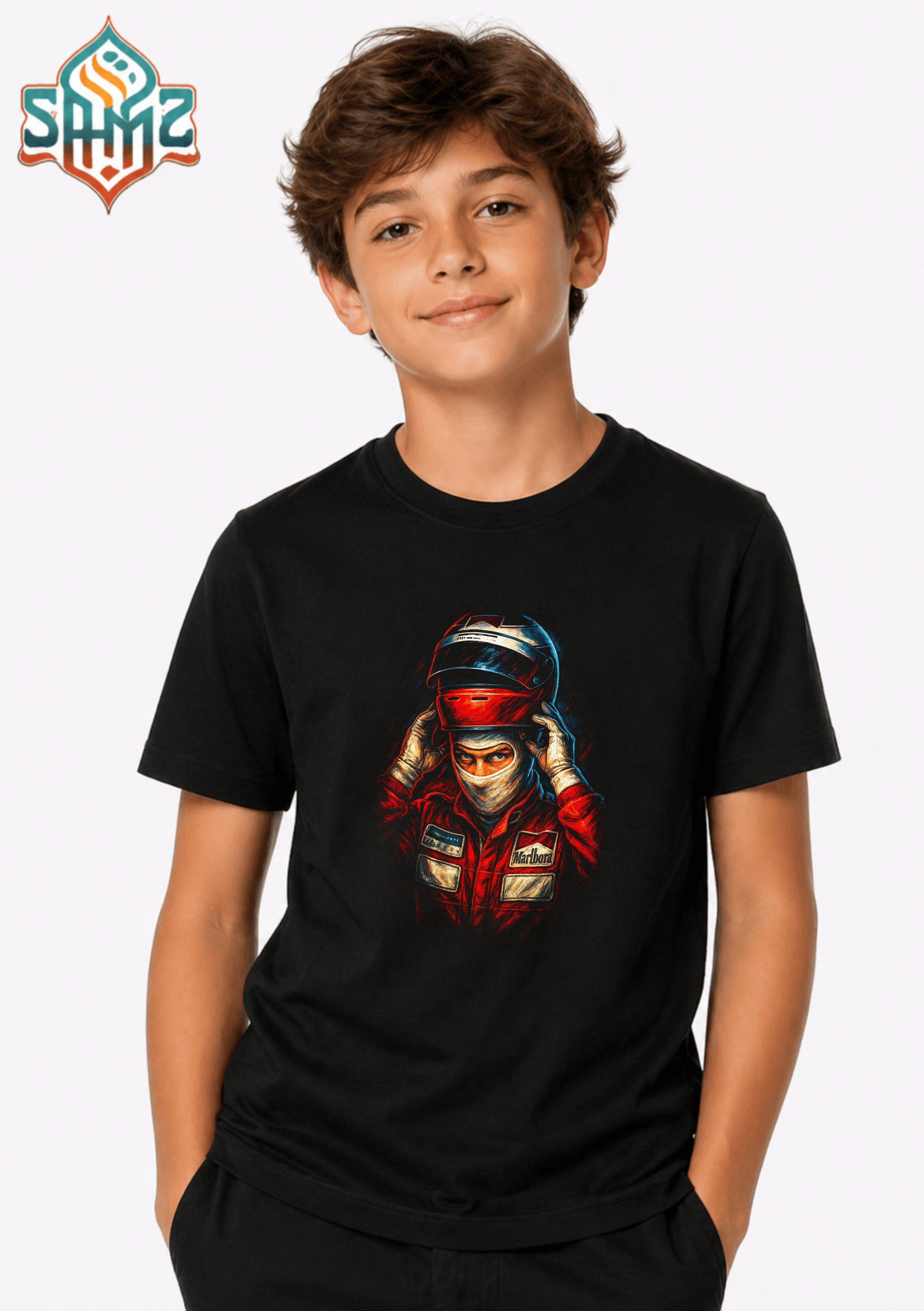 Ayrton Senna Formula Racing - Premium DTF Transfer Print for T-Shirts | Custom Heat Transfer Design Unisex | High Quality Shirt Printing | SAMZ 24