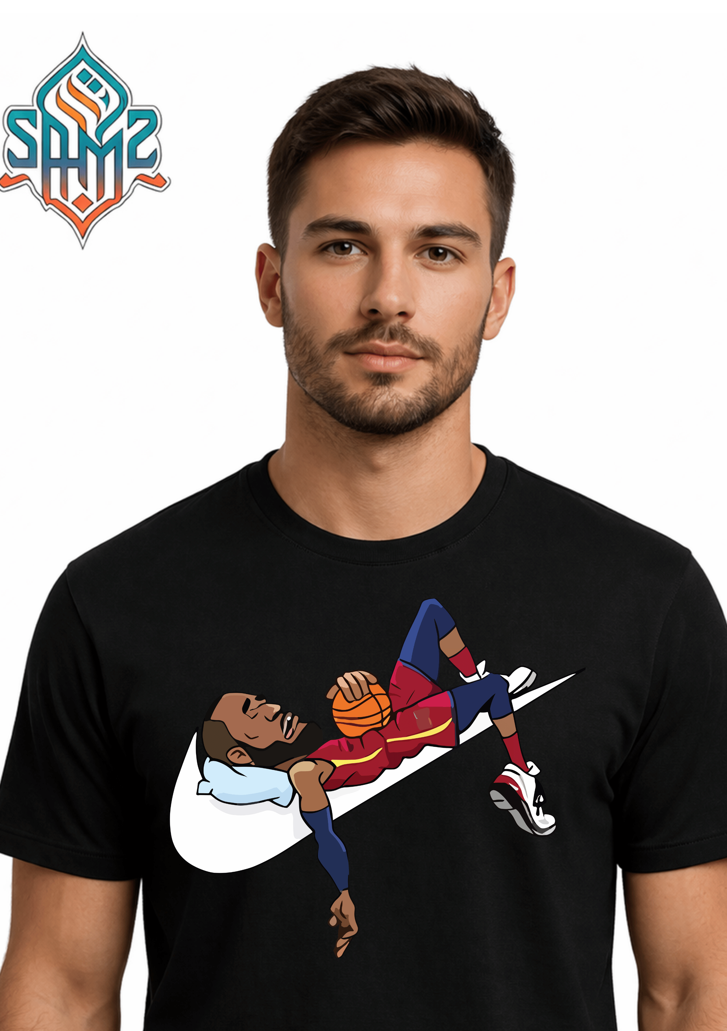 Basketball Nike – Premium DTF Transfer Print for T-Shirts | Custom Heat Transfer Design for Men Women Kids | High Quality Graphic Shirt Printing | SAMZ 24