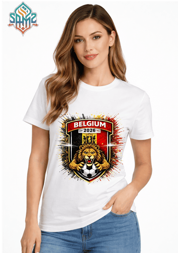 Belgium 2026 – Premium DTF Transfer for FIFA World Cup 2026 Fan Shirts Germany | SAMZ 24