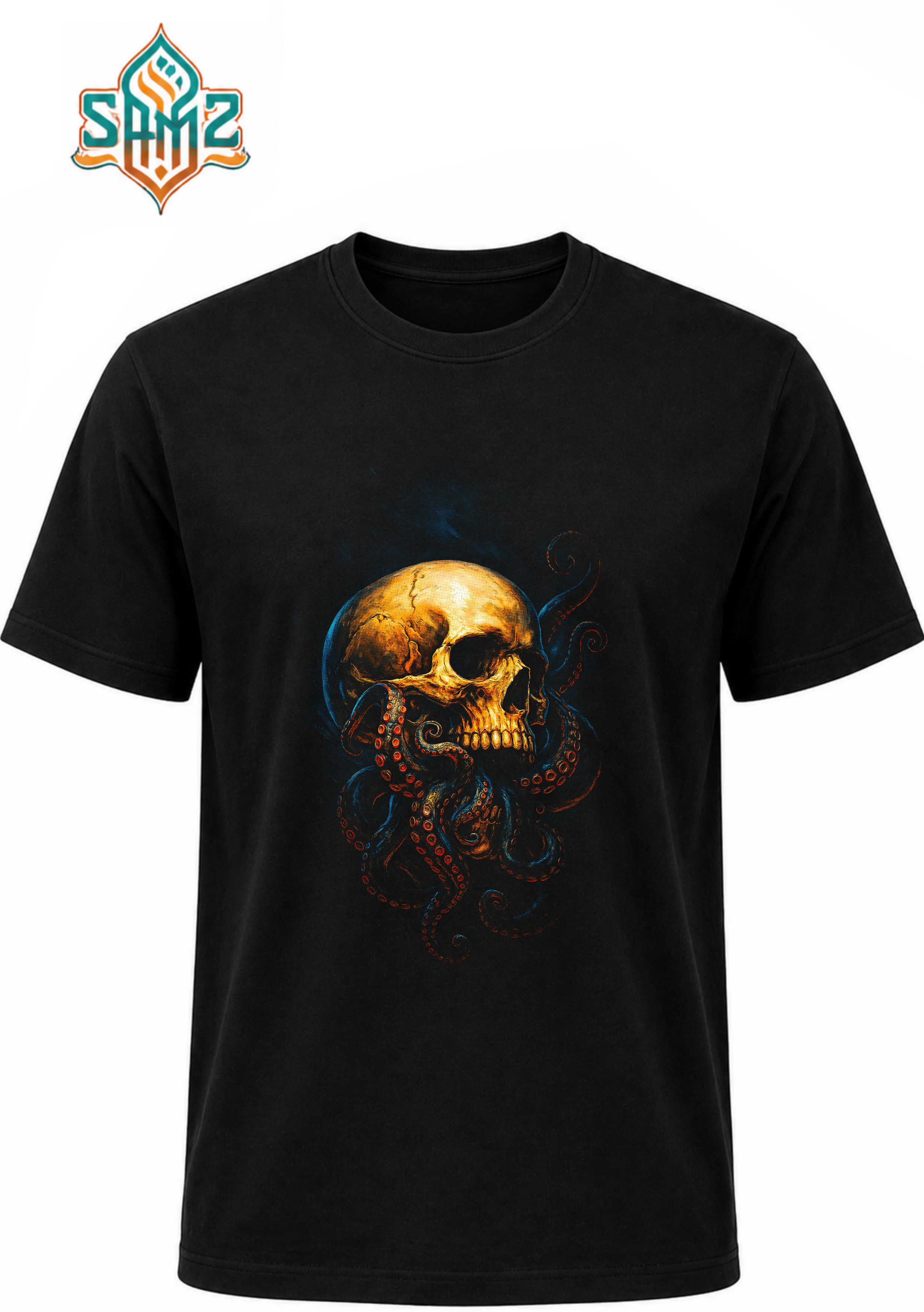 Monster In the Skull  – Premium DTF Transfer Print for T-Shirts | Custom Heat Transfer Design Unisex | High Quality Shirt Printing | SAMZ 24