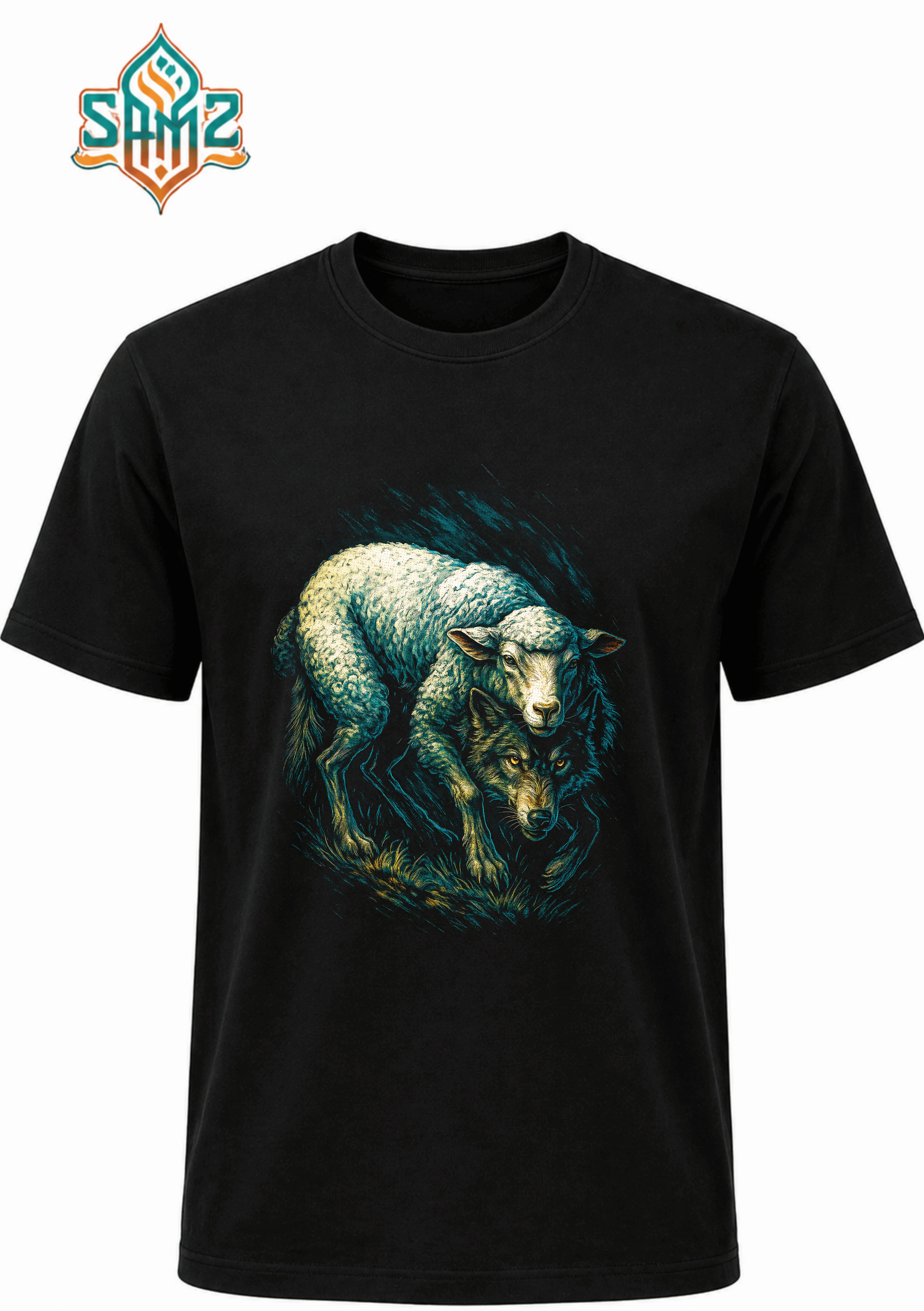 Wolf in Sheep – Premium DTF Transfer Print for T-Shirts | Custom Heat Transfer Design Unisex | High Quality Shirt Printing | SAMZ 24