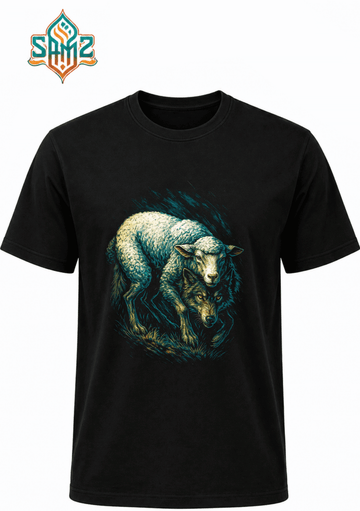 Wolf in Sheep – Premium DTF Transfer Print for T-Shirts | Custom Heat Transfer Design Unisex | High Quality Shirt Printing | SAMZ 24