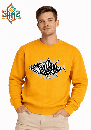Tribal Fish Spirit – Premium DTF Transfer Print for T-Shirts | Custom Heat Transfer Unisex | High Quality Shirt Printing | SAMZ 24