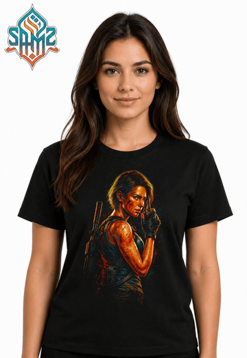 Jill Valentine Classic – Premium DTF Transfer Print for T-Shirts | Custom Heat Transfer Design Unisex | High Quality Shirt Printing | SAMZ 24