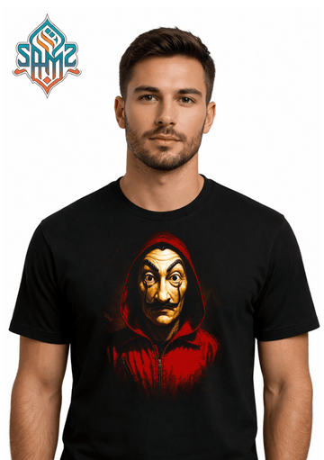 Masked Rebel Character – Premium DTF Transfer Print for T-Shirts | Custom Heat Transfer Design Unisex | High Quality Shirt Printing | SAMZ 24