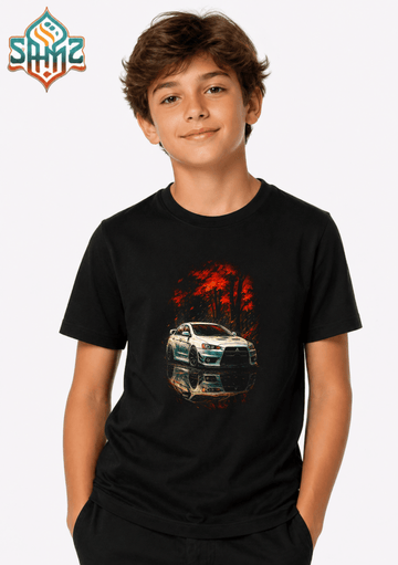 Mitsubishi Lancer Evolution X - Premium DTF Transfer Print for T-Shirts | Custom Heat Transfer Design Unisex | High Quality Shirt Printing | SAMZ 24