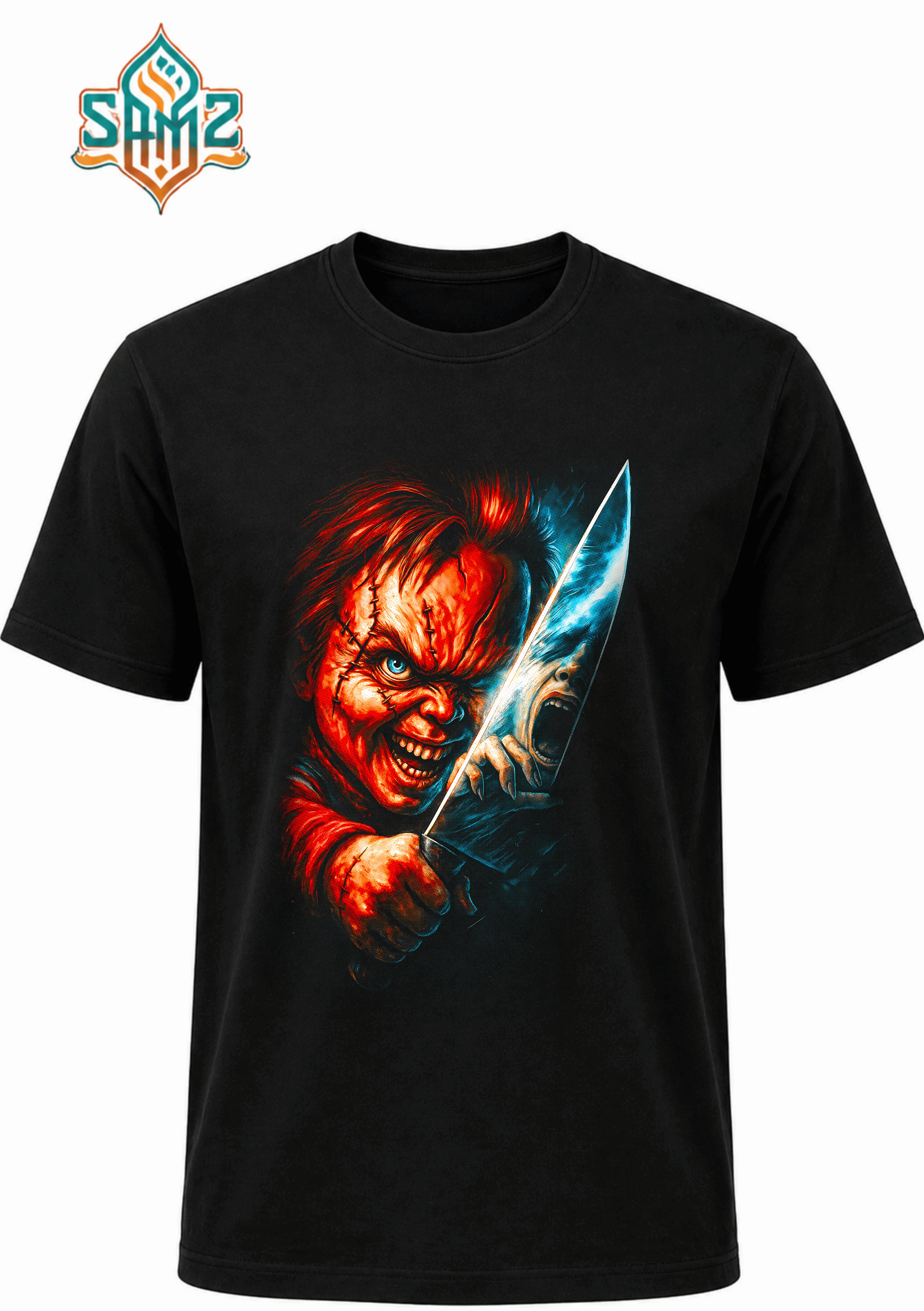 Chucky The Child's Play – Premium DTF Transfer Print for T-Shirts | Custom Heat Transfer Design Unisex | High Quality Shirt Printing | SAMZ 24