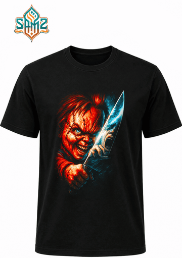 Chucky The Child's Play – Premium DTF Transfer Print for T-Shirts | Custom Heat Transfer Design Unisex | High Quality Shirt Printing | SAMZ 24