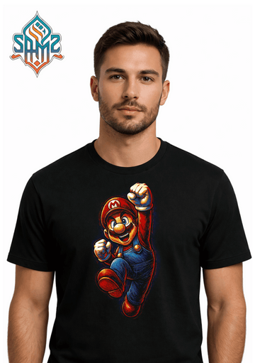 The Super Mario – Premium DTF Transfer Print for T-Shirts | Custom Heat Transfer Design Unisex | High Quality Shirt Printing | SAMZ 24