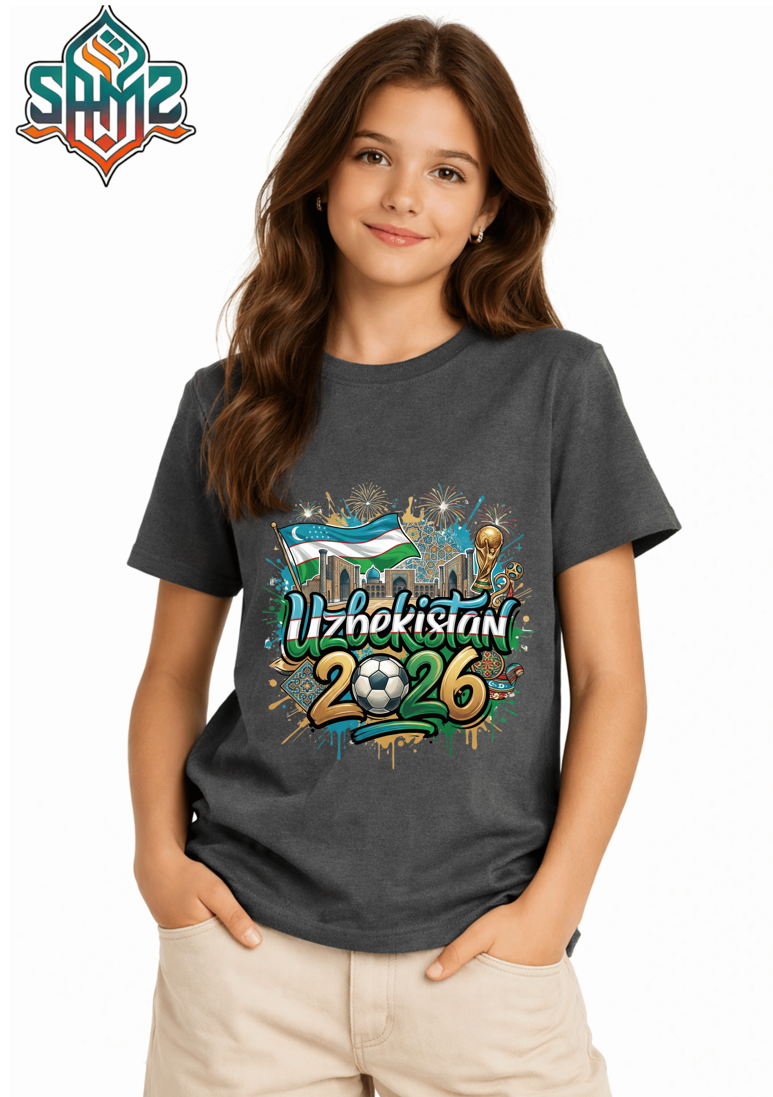 Uzbekistan 2026 – Premium DTF Transfer for FIFA World Cup 2026 Fan Shirts Germany | SAMZ 24