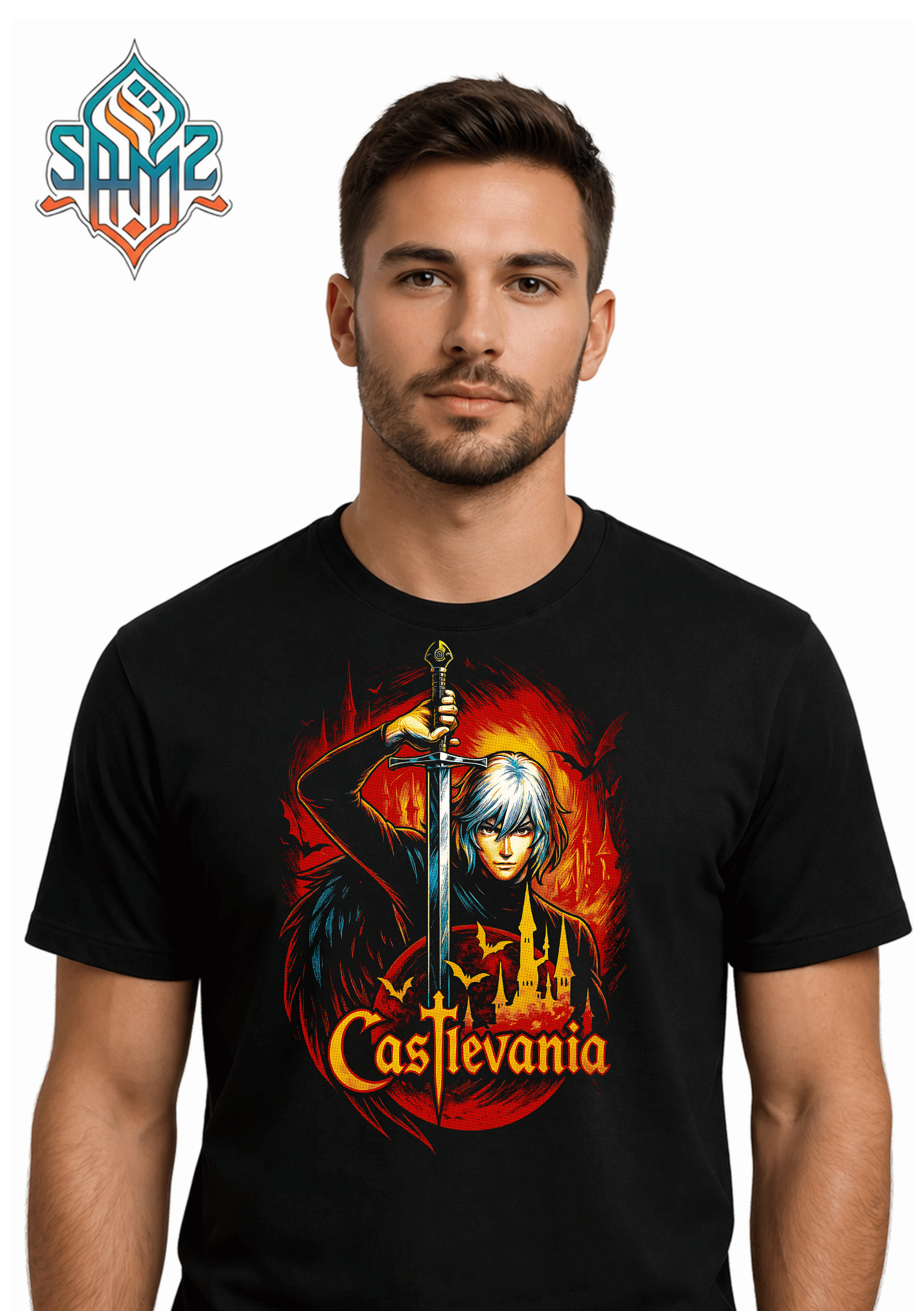 Castlevania Character – Premium DTF Transfer Print for T-Shirts | Custom Heat Transfer Design Unisex | High Quality Shirt Printing | SAMZ 24
