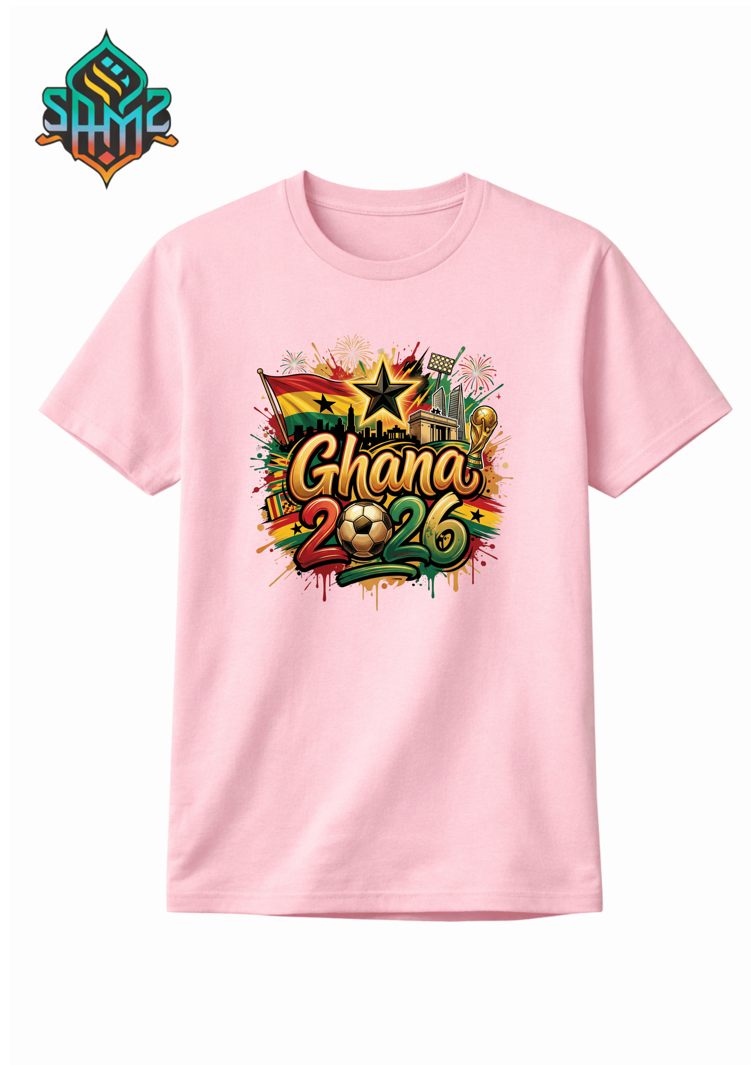 Ghana 2026 – Premium DTF Transfer for FIFA World Cup 2026 Fan Shirts Germany | SAMZ 24