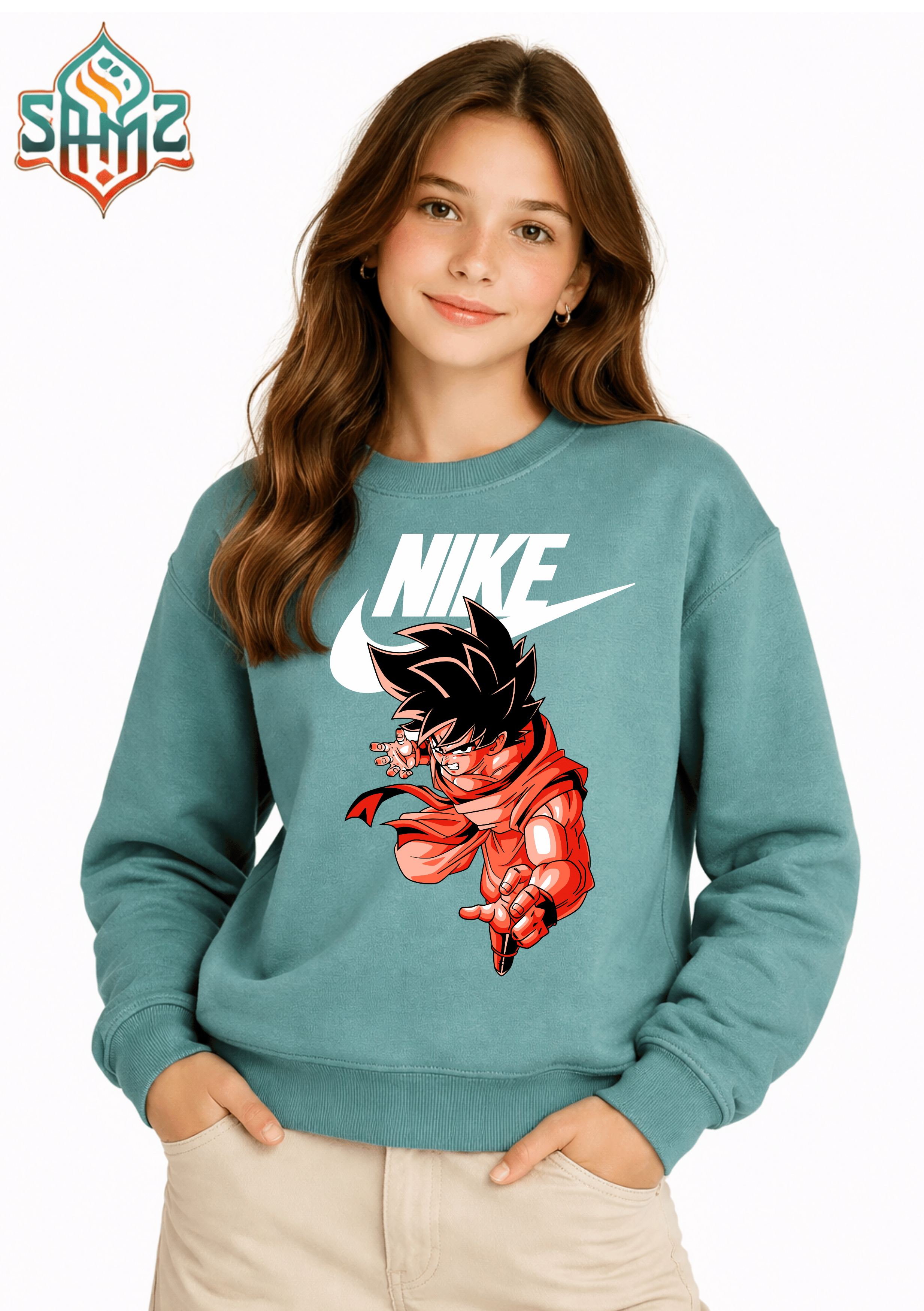 Goku Red Attack Nike – Premium DTF Transfer Print for T-Shirts | Custom Heat Transfer Unisex | High Quality Shirt Printing | SAMZ 24