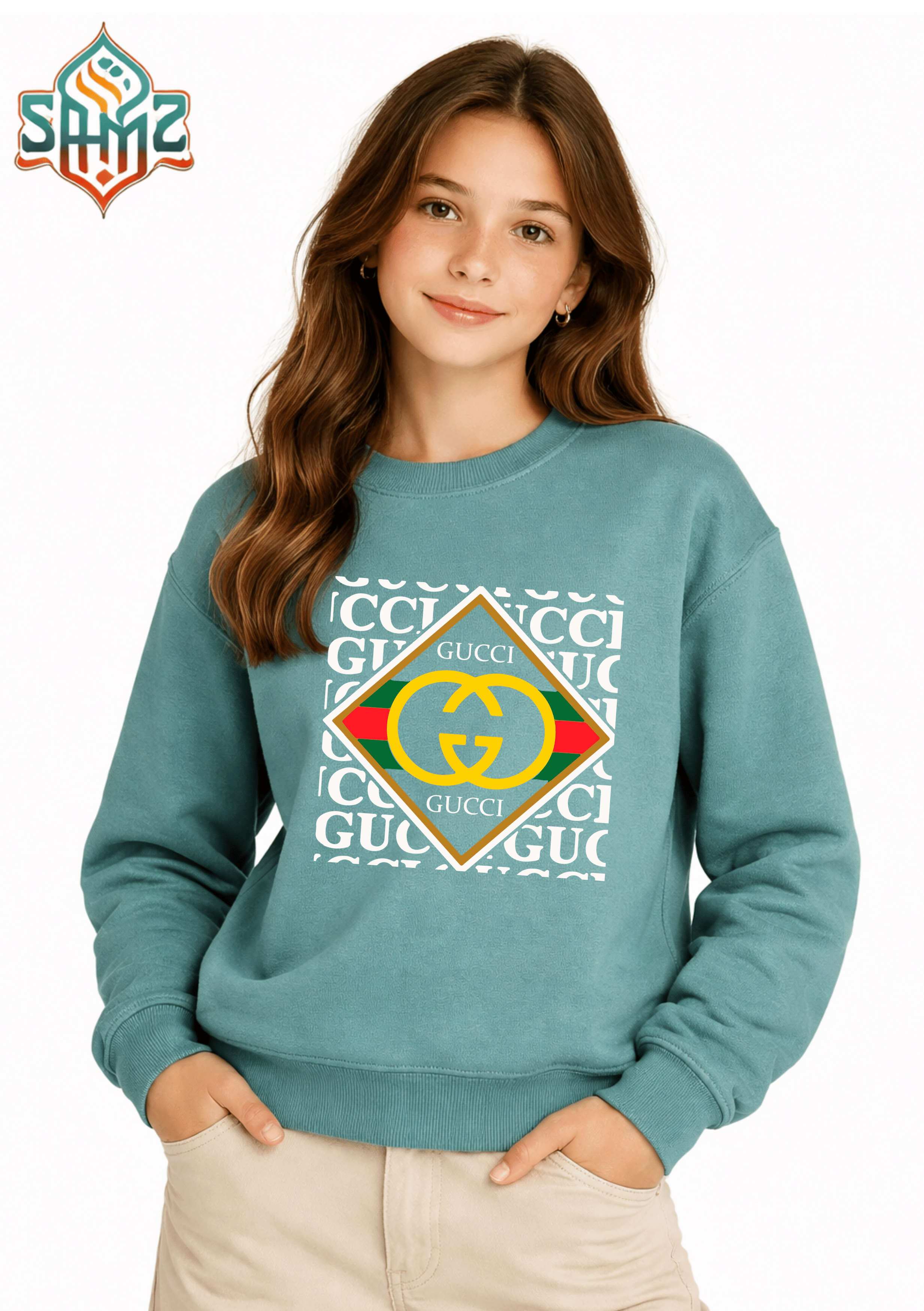 Gucci Classic Logo – Premium DTF Transfer Print for T-Shirts | Custom Heat Transfer Unisex | High Quality Shirt Printing | SAMZ 24
