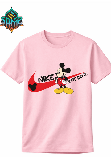 Just Do It Mickey Mouse X Gucci – Premium DTF Transfer Print for T-Shirts | Custom Heat Transfer Design for Men Women Kids | High Quality Graphic Shirt Printing | SAMZ 24