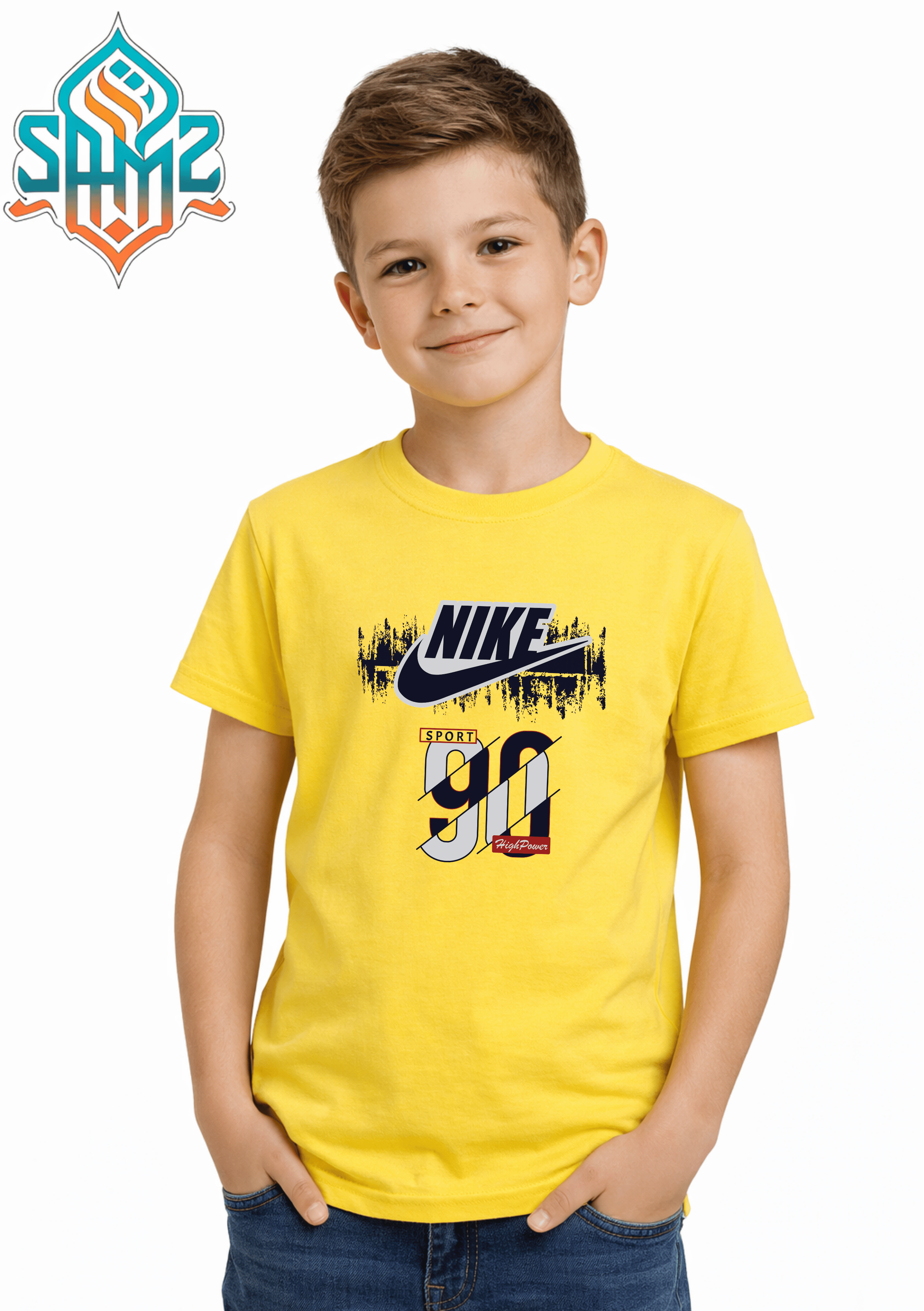 Nike Sport 90 – Premium DTF Transfer Print for T-Shirts | Custom Heat Transfer Design Unisex | High Quality Shirt Printing | SAMZ 24