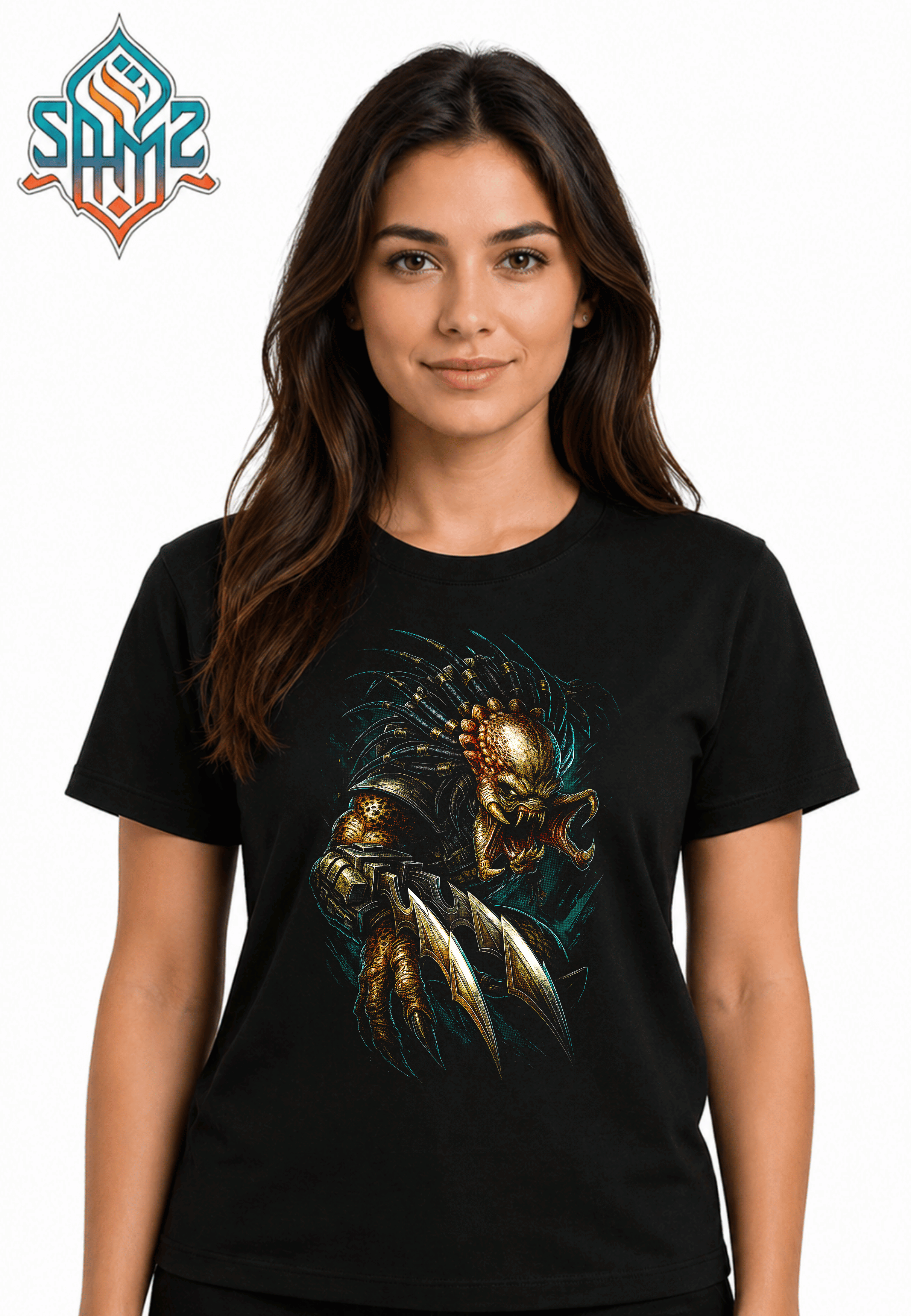 Predator Print – Premium DTF Transfer Print for T-Shirts | Custom Heat Transfer Design Unisex | High Quality Shirt Printing | SAMZ 24