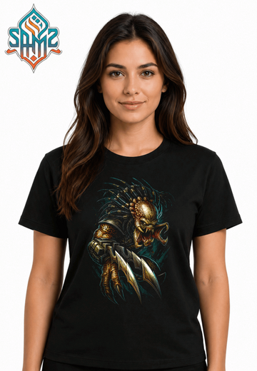 Predator Print – Premium DTF Transfer Print for T-Shirts | Custom Heat Transfer Design Unisex | High Quality Shirt Printing | SAMZ 24
