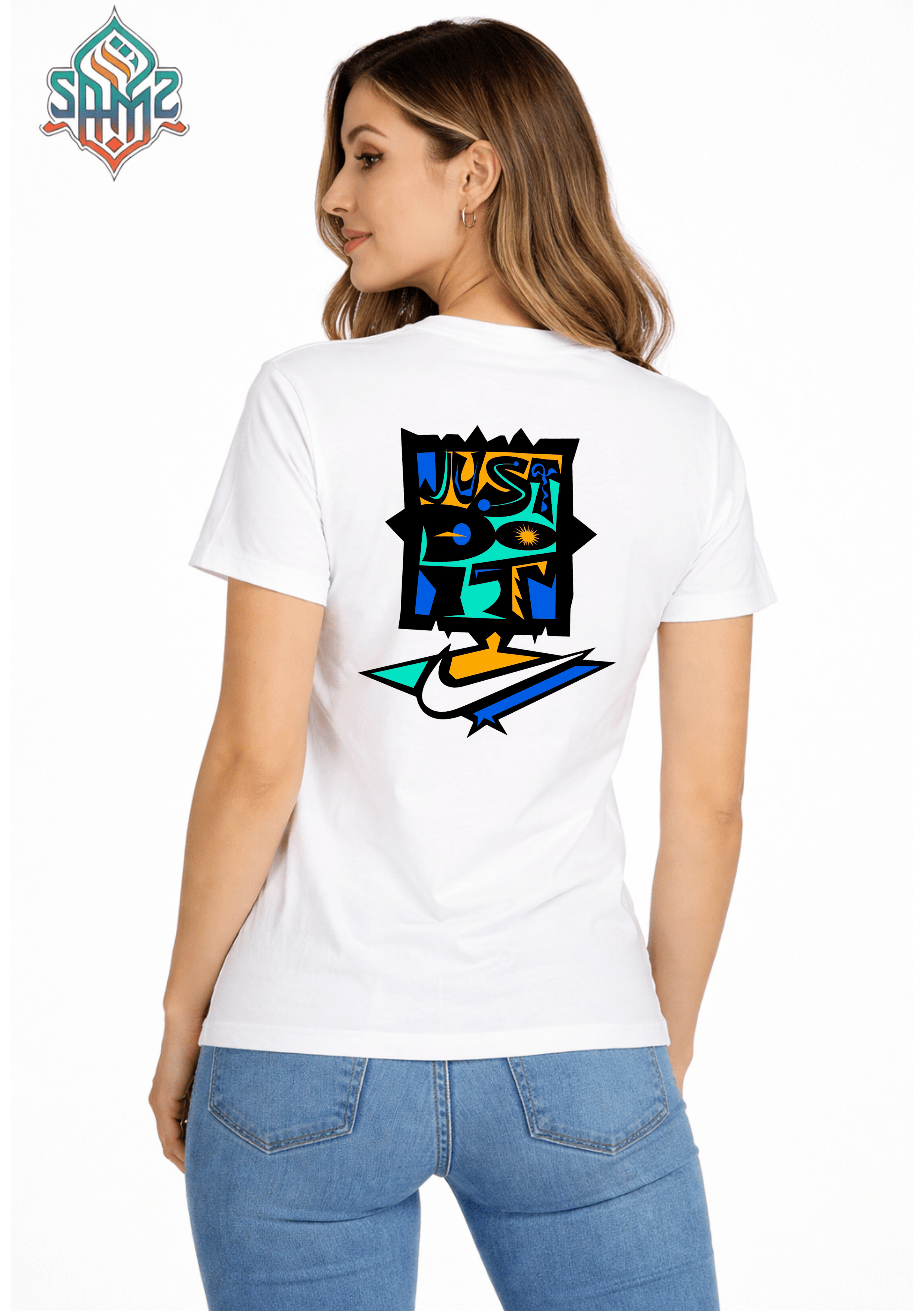 Just Do It Nike Design – Premium DTF Transfer Print for T-Shirts | Custom Heat Transfer Design for Men Women Kids | High Quality Graphic Shirt Printing | SAMZ 24