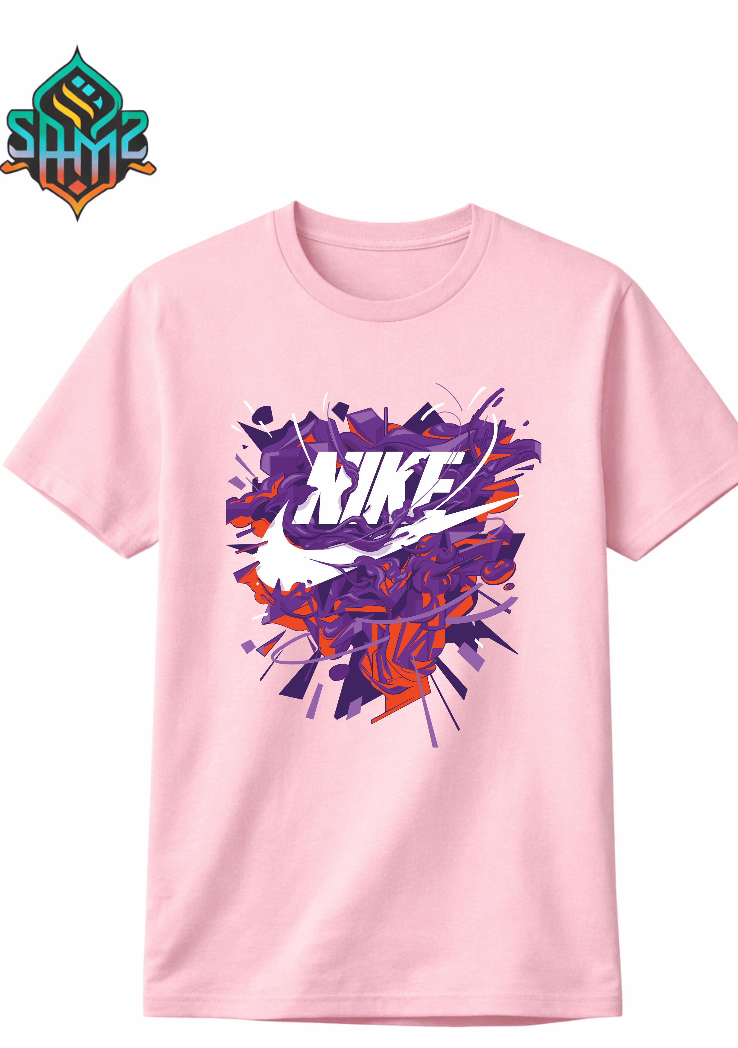 Nike – Premium DTF Transfer Print for T-Shirts | Custom Heat Transfer Design for Men Women Kids | High Quality Graphic Shirt Printing | SAMZ 24