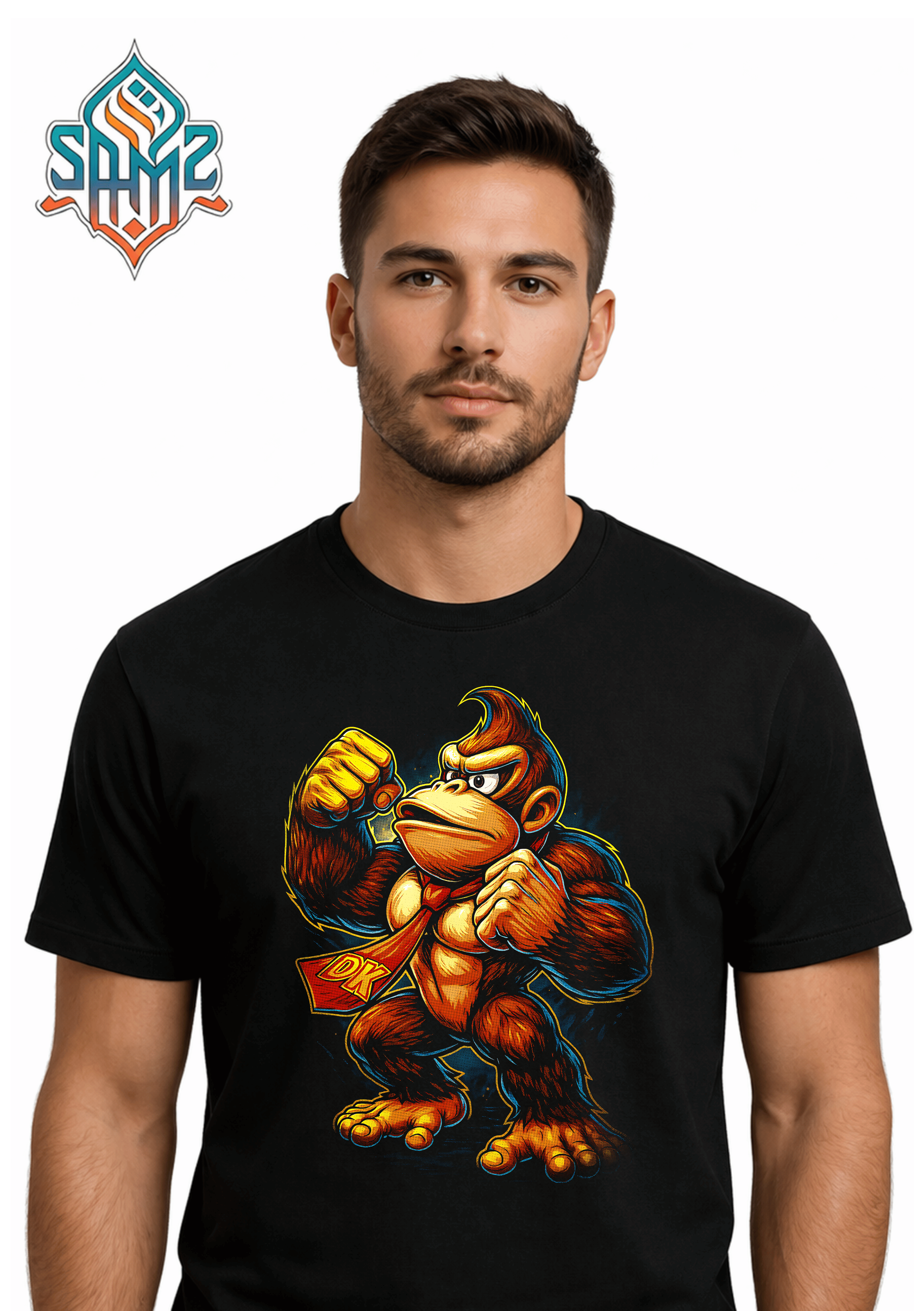 Power Gorilla – Premium DTF Transfer Print for T-Shirts | Custom Heat Transfer Design Unisex | High Quality Shirt Printing | SAMZ 24