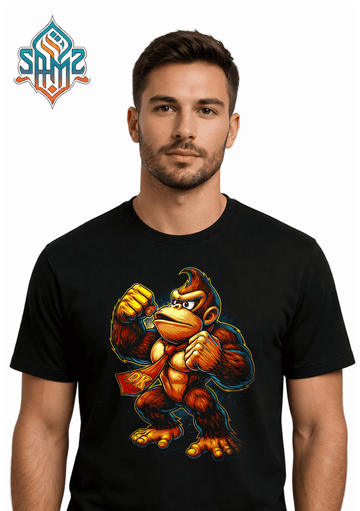 Power Gorilla – Premium DTF Transfer Print for T-Shirts | Custom Heat Transfer Design Unisex | High Quality Shirt Printing | SAMZ 24