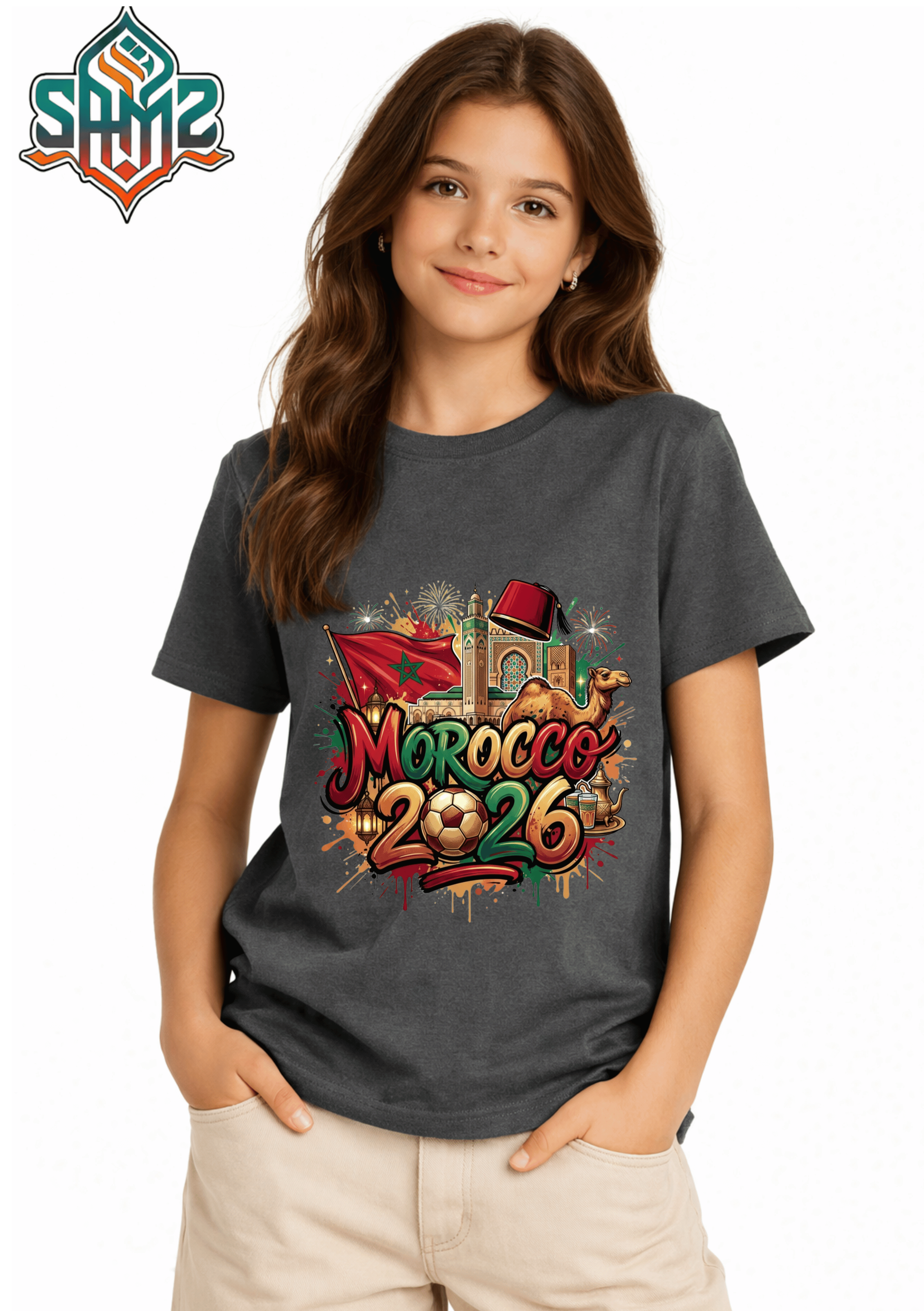 Morocco 2026  – Premium DTF Transfer for FIFA World Cup 2026 Fan Shirts Germany | SAMZ 24