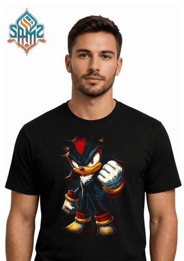 Sonic Power Pose – Premium DTF Transfer Print for T-Shirts | Custom Heat Transfer Design Unisex | High Quality Shirt Printing | SAMZ 24