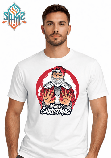 Merry Christmas – Premium DTF Transfer Print for T-Shirts | Custom Heat Transfer Design Unisex | High Quality Shirt Printing | SAMZ 24