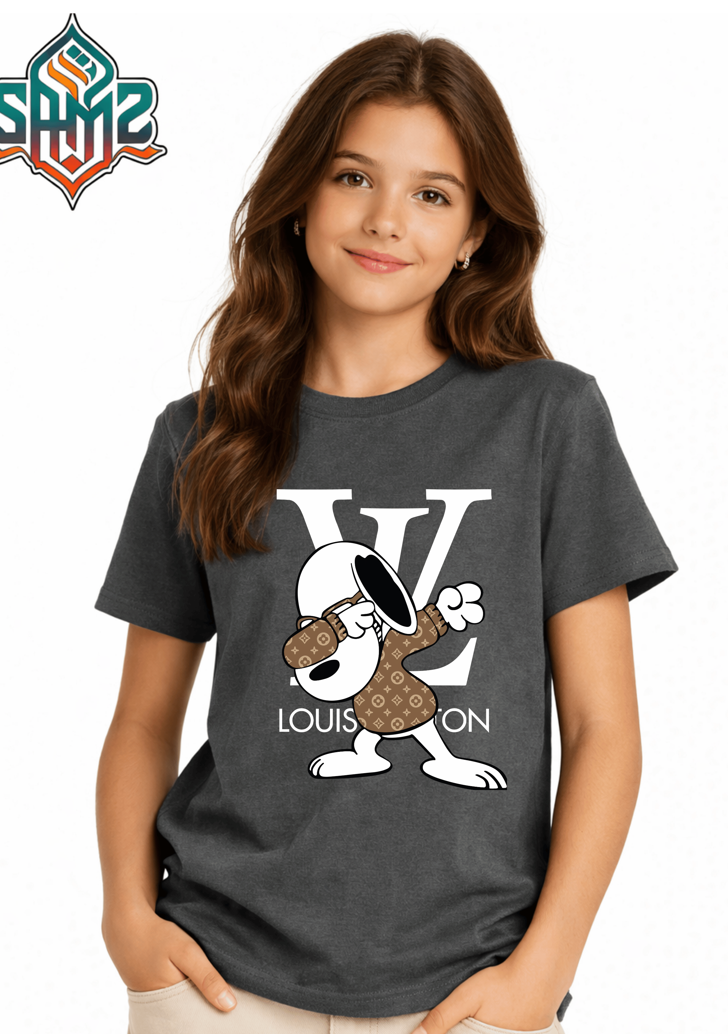 Snoopy Luis Vuitton – Premium DTF Transfer Print for T-Shirts | Custom Heat Transfer Design for Men Women Kids | High Quality Graphic Shirt Printing | SAMZ 24