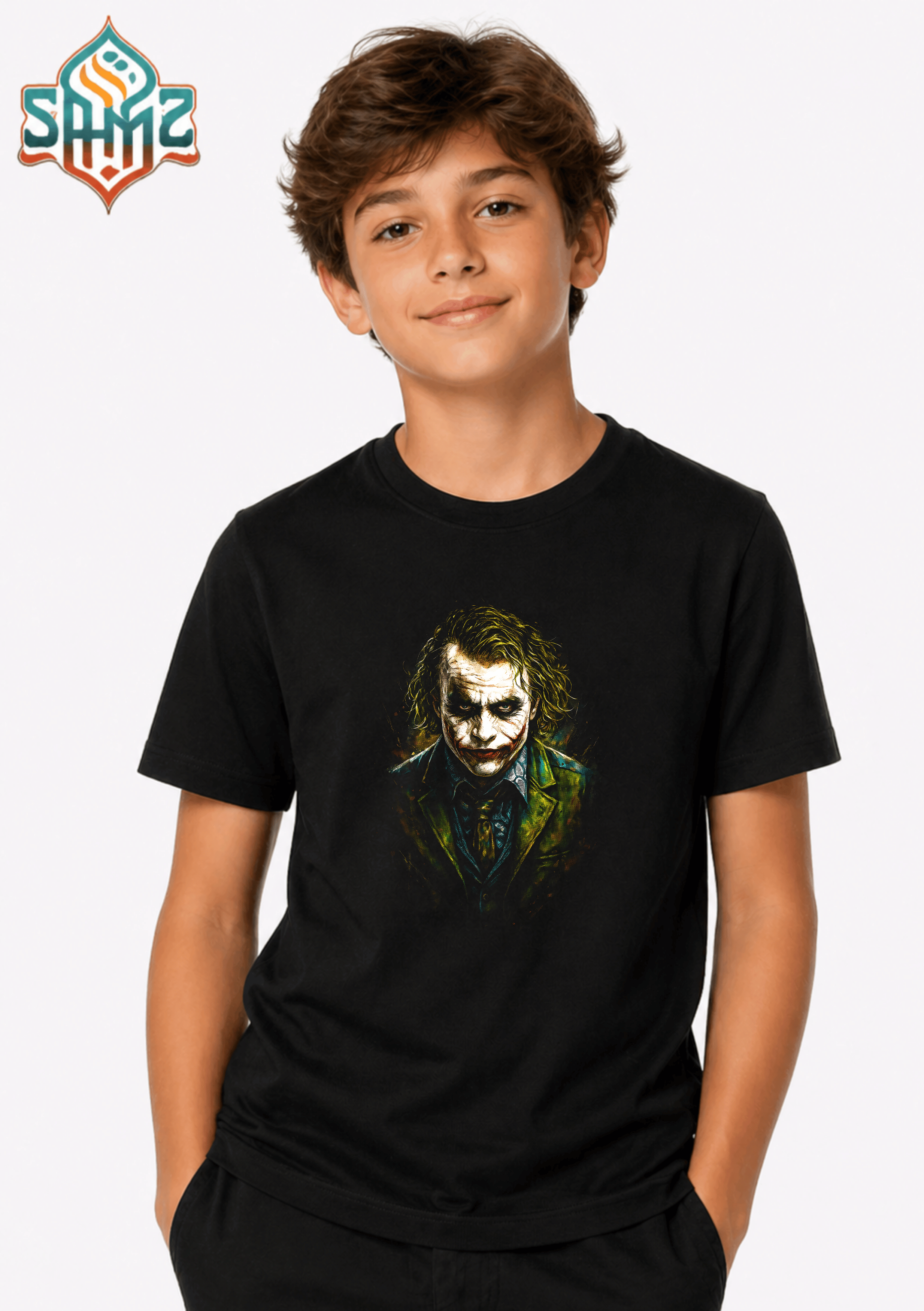 Legendary Joker Art - Premium DTF Transfer Print for T-Shirts | Custom Heat Transfer Design Unisex | High Quality Shirt Printing | SAMZ 24