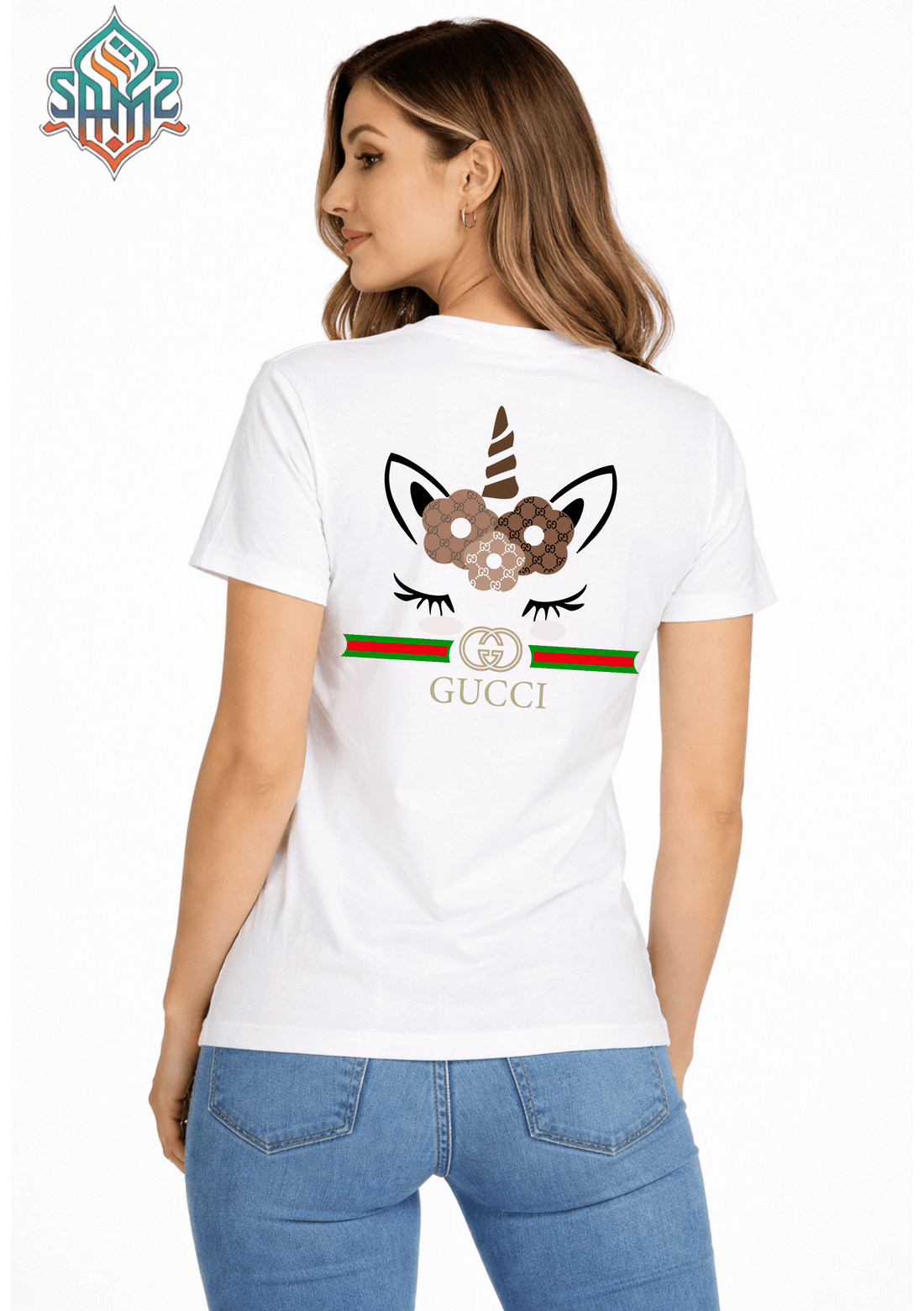 Kitten X Gucci – Premium DTF Transfer Print for T-Shirts | Custom Heat Transfer Design for Men Women Kids | High Quality Graphic Shirt Printing | SAMZ 24