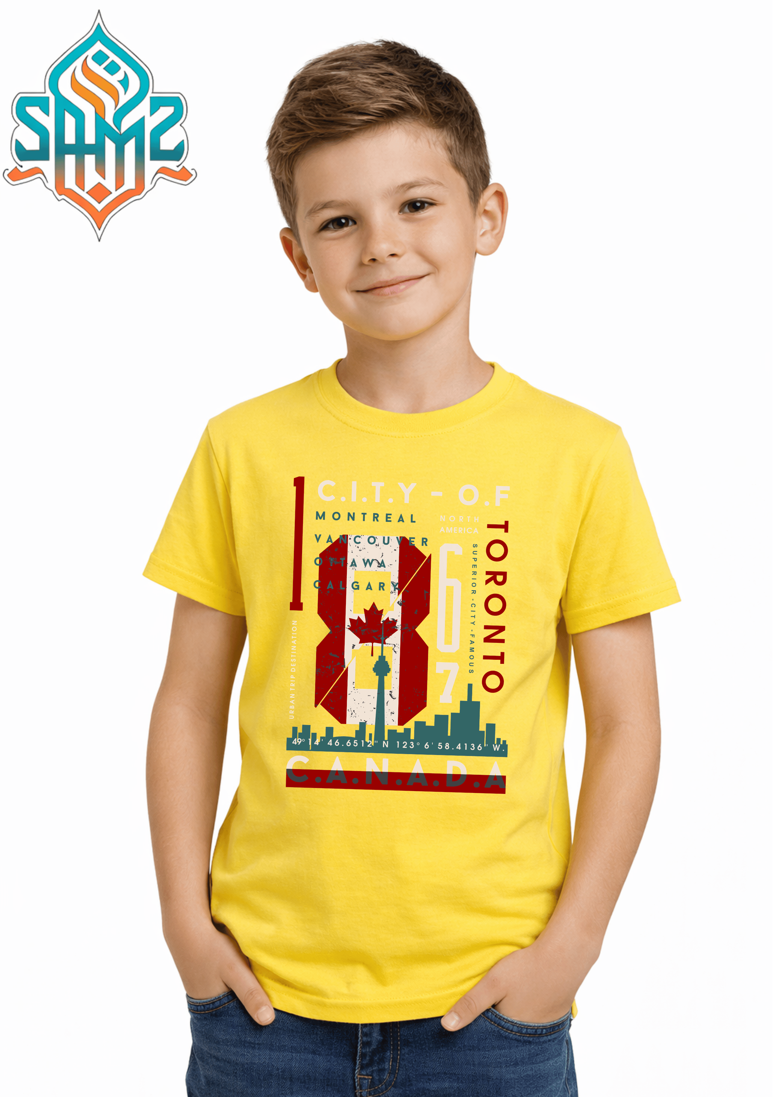 City Of Toronto – Premium DTF Transfer Print for T-Shirts | Custom Heat Transfer Unisex | High Quality Shirt Printing | SAMZ 24