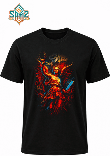 She Illustration – Premium DTF Transfer Print for T-Shirts | Custom Heat Transfer Design Unisex | High Quality Shirt Printing | SAMZ 24