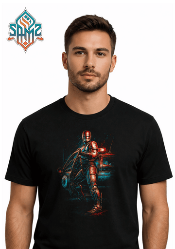 Armed Suit Man – Premium DTF Transfer Print for T-Shirts | Custom Heat Transfer Design Unisex | High Quality Shirt Printing | SAMZ 24